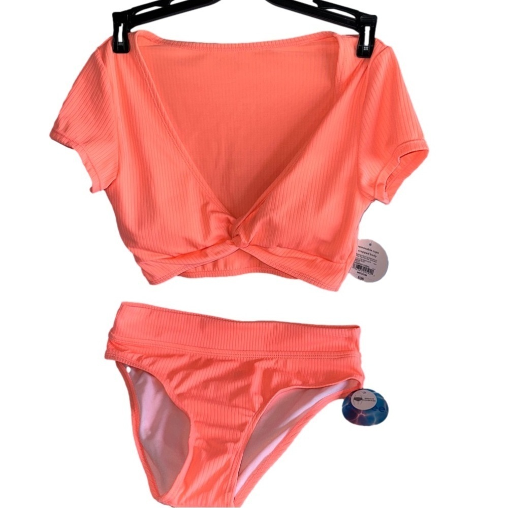 Cropped Top Bikini Set - Small